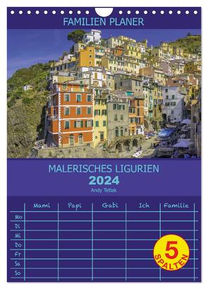 Malerisches Ligurien (Wandkalender 2024 DIN A4 hoch), CALVENDO Monatskalender von Tetak,  Andy