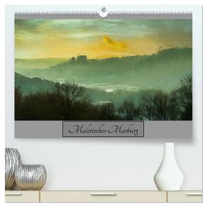 Malerisches Marburg (hochwertiger Premium Wandkalender 2024 DIN A2 quer), Kunstdruck in Hochglanz von Kremer,  Frank