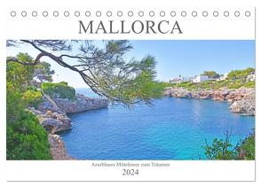 Mallorca – Azurblaues Mittelmeer zum Träumen (Tischkalender 2024 DIN A5 quer), CALVENDO Monatskalender von Bentfeld,  Tina