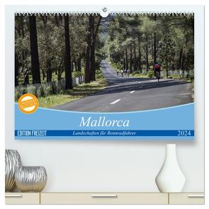 Mallorca: Die schönsten Landschaften für Rennradfahrer (hochwertiger Premium Wandkalender 2024 DIN A2 quer), Kunstdruck in Hochglanz von Poul,  Herbert