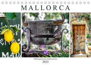 Mallorca – Mallorquinische Impressionen (Tischkalender 2023 DIN A5 quer) von Meyer,  Dieter