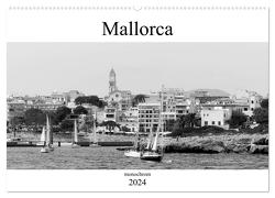 Mallorca monochrom (Wandkalender 2024 DIN A2 quer), CALVENDO Monatskalender von happyroger,  happyroger