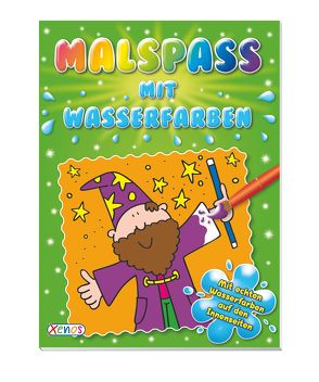 Malspaß mit Wasserfarben (grün)