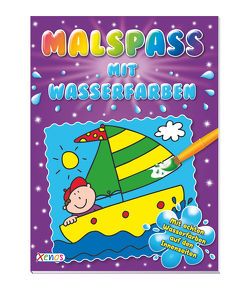 Malspaß mit Wasserfarben (lila)