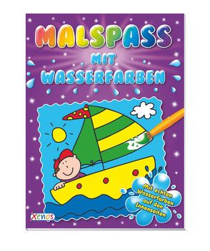 Malspaß mit Wasserfarben (lila)