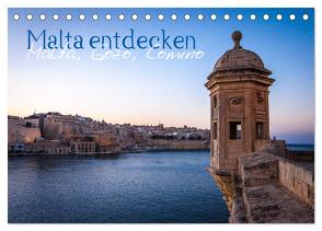 Malta entdecken Malta, Gozo, Comino (Tischkalender 2024 DIN A5 quer), CALVENDO Monatskalender von Malms,  Emel