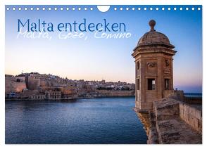 Malta entdecken Malta, Gozo, Comino (Wandkalender 2024 DIN A4 quer), CALVENDO Monatskalender von Malms,  Emel