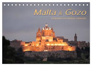 Malta & Gozo (Tischkalender 2024 DIN A5 quer), CALVENDO Monatskalender von Sahlender,  Andreas