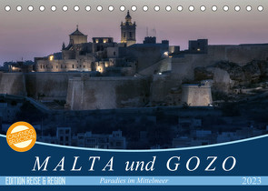 Malta und Gozo Paradies im Mittelmeer (Tischkalender 2023 DIN A5 quer) von Kruse,  Joana