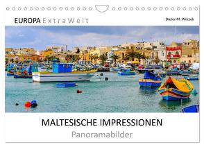 MALTESISCHE IMPRESSIONEN – Panoramabilder (Wandkalender 2024 DIN A4 quer), CALVENDO Monatskalender von Wilczek,  Dieter-M.