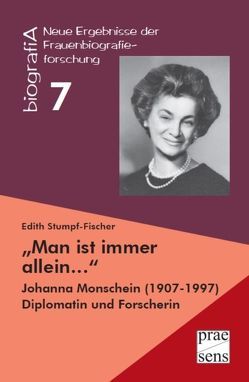 „Man ist immer allein…“ von Stumpf-Fischer,  Edith