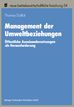 Management der Umweltbeziehungen von Dyllick,  Thomas