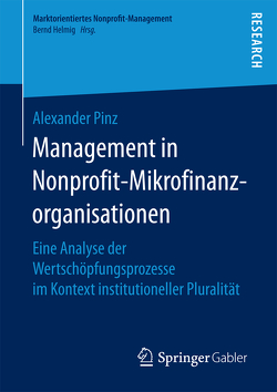 Management in Nonprofit-Mikrofinanzorganisationen von Pinz,  Alexander