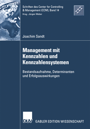 Management mit Kennzahlen und Kennzahlensystemen von Sandt,  Joachim