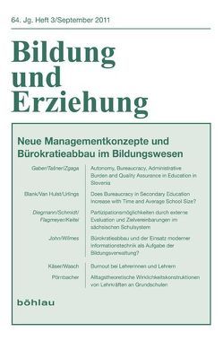 Managementkonzepte und Bürokratieabbau im Bildungswesen von Mitter,  Wolfgang, Rakhkochkine,  Anatoli