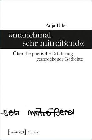 »manchmal sehr mitreißend« von Utler,  Anja