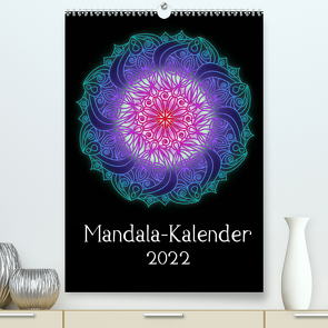 Mandala-Kalender 2022 (Premium, hochwertiger DIN A2 Wandkalender 2022, Kunstdruck in Hochglanz) von Lina Jakob,  Sandra