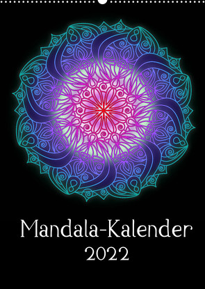 Mandala-Kalender 2022 (Wandkalender 2022 DIN A2 hoch) von Lina Jakob,  Sandra