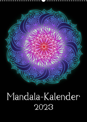 Mandala-Kalender 2023 (Wandkalender 2023 DIN A2 hoch) von Lina Jakob,  Sandra