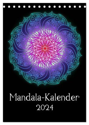 Mandala-Kalender 2024 (Tischkalender 2024 DIN A5 hoch), CALVENDO Monatskalender von Lina Jakob,  Sandra