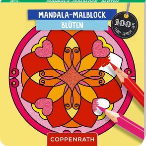 Mandala-Malblock Blüten von Vogt,  Katja