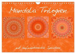 Mandala Trilogien (Wandkalender 2024 DIN A4 quer), CALVENDO Monatskalender von Bässler,  Christine