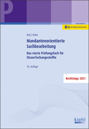 Mandantenorientierte Sachbearbeitung von Hubo,  Dorothee, Kotz,  Helmut