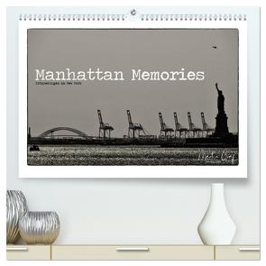 Manhattan Memories – Erinnerungen an New York (hochwertiger Premium Wandkalender 2024 DIN A2 quer), Kunstdruck in Hochglanz von Graf,  Martin