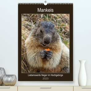 Mankeis – Liebenswerte Nager im HochgebirgeAT-Version (Premium, hochwertiger DIN A2 Wandkalender 2023, Kunstdruck in Hochglanz) von Di Chito,  Ursula