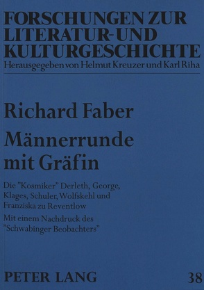 Männerrunde mit Gräfin von Faber,  Richard