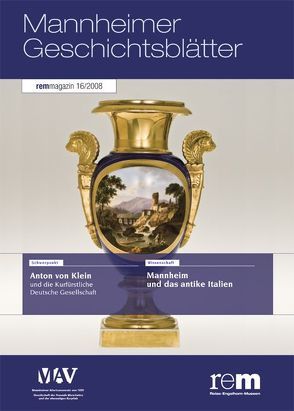 Mannheimer Geschichtsblätter. rem-magazin von Hesse-Mohr,  Petra, Wieczorek,  Alfried, Wiegand,  Hermann