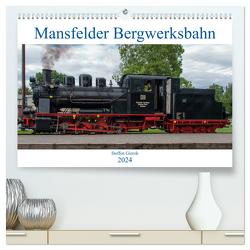 Mansfelder Bergwerksbahn (hochwertiger Premium Wandkalender 2024 DIN A2 quer), Kunstdruck in Hochglanz von Gierok,  Magic Artist Design,  Mansfelder Bergwerksbahn e.V.,  Steffen