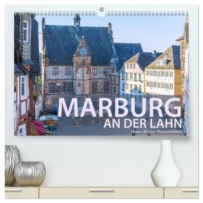 Marburg an der Lahn (hochwertiger Premium Wandkalender 2024 DIN A2 quer), Kunstdruck in Hochglanz von Wagner,  Hanna