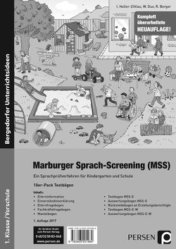 Marburger Sprach-Screening (MSS) – Testbögen-Heft von Berger,  R., Dux,  W., Holler-Zittlau,  I.