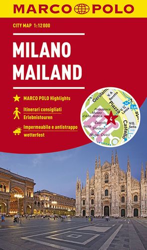 MARCO POLO Cityplan Mailand 1:12.000