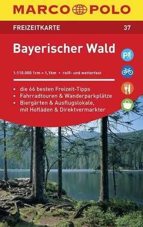 MARCO POLO Freizeitkarte 37 Bayerischer Wald 1:110.000