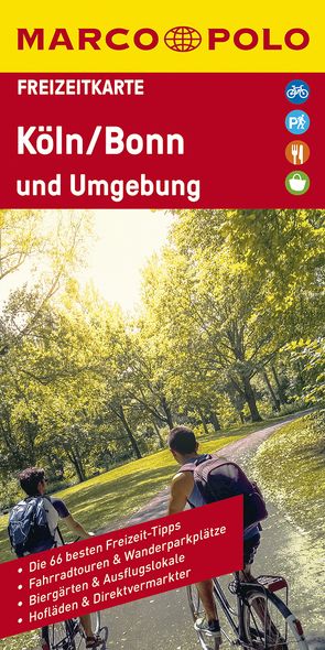 MARCO POLO Freizeitkarte 21 Köln, Bonn und Umgebung 1:110.000