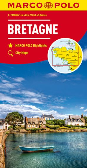 MARCO POLO Regionalkarte Bretagne 1:200.000