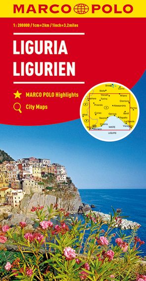 MARCO POLO Regionalkarte Italien 05 Ligurien 1:200.000