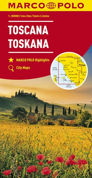 MARCO POLO Regionalkarte Italien 07 Toskana 1:200.000