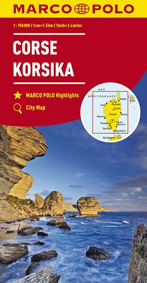 MARCO POLO Regionalkarte Korsika 1:150.000