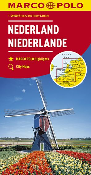 MARCO POLO Karte Niederlande 1:200 000