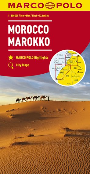 MARCO POLO Kontinentalkarte Marokko 1:800.000