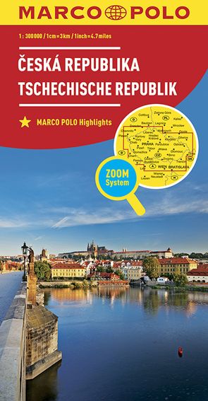 MARCO POLO Länderkarte Tschechische Republik 1:300.000