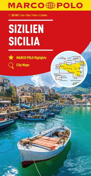 MARCO POLO Regionalkarte Italien 14 Sizilien 1:200.000