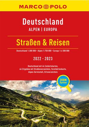 MARCO POLO Straßen & Reisen 2022/2023 Deutschland 1:300.000