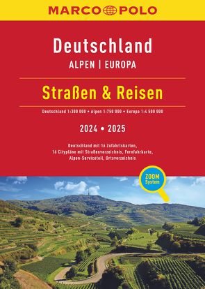 MARCO POLO Straßen & Reisen 2024/2025 Deutschland 1:300.000