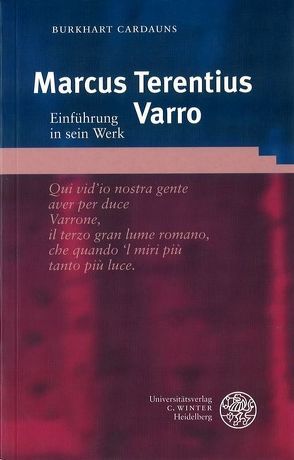 Marcus Terentius Varro von Cardauns,  Burkhart