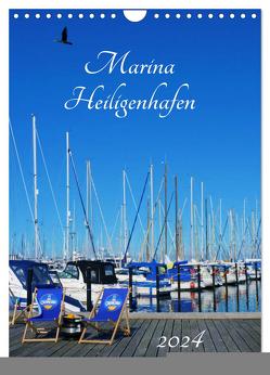 Marina Heiligenhafen (Wandkalender 2024 DIN A4 hoch), CALVENDO Monatskalender von Grobelny,  Renate