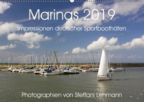 Marinas 2019. Impressionen deutscher Sportboothäfen (Wandkalender 2019 DIN A2 quer) von Lehmann,  Steffani